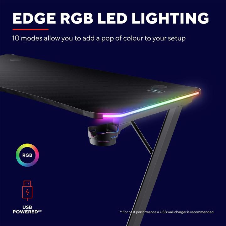 Immagine prodotto Trust GXT 709 Luminus Scrivania Gaming LED