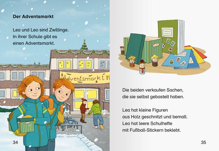 Immagine prodotto Ravensburger Weihnachtsgeschichten - Leserabe ab 1. Klasse - Erstlesebuch für Kinder ab 6 Jahren (Tedesco, Anja felice, Marc-Alexander Schulze, 2023)
