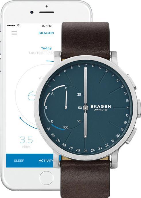 Skagen Hagen Connected (Hybrid Uhr, Analoguhr, 42 mm)