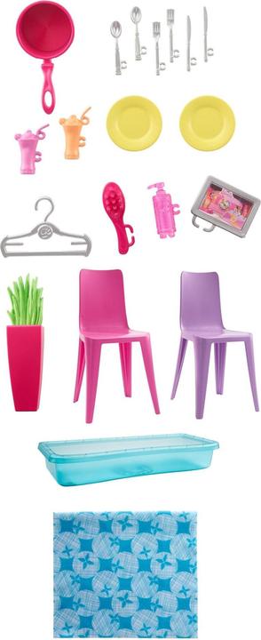 Immagine prodotto Barbie Bambola, casa, mobili e accessori