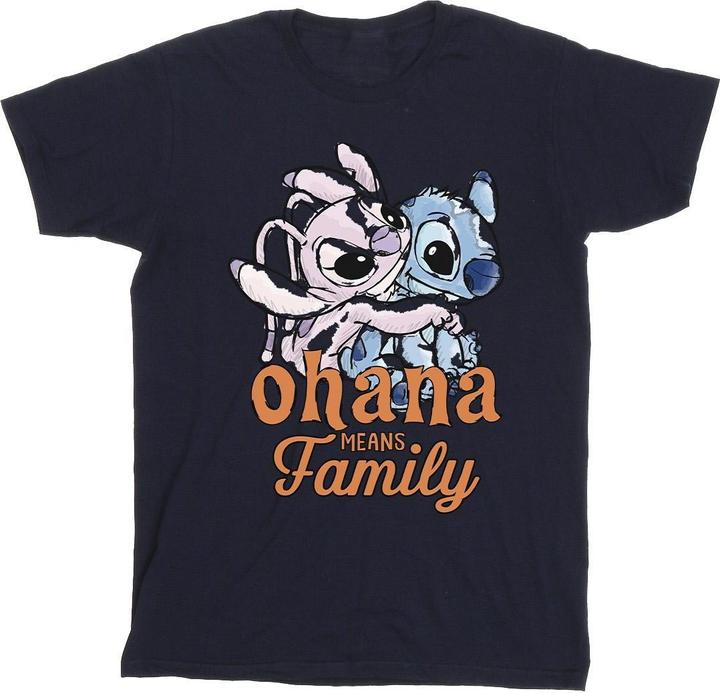 Produktbild Disney Lilo And Stitch Ohana Angel Hug TShirt (L)