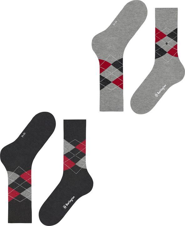 Label énergétique Burlington Socken Casual Bequem sitzend (lot de 2, 40 - 46)