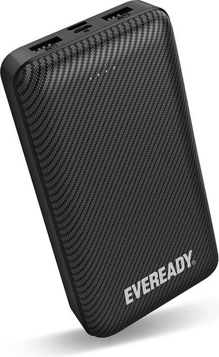 Eveready PX20B - Powerbank 20000 mAh 2x USB-A (Black) (20000 mAh, 74000 Wh)