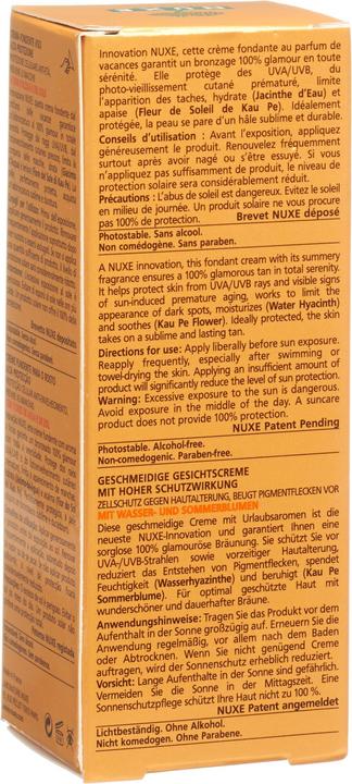 Immagine prodotto Nuxe Fondante (Crema solare viso, SPF 50, 50 ml, 80 g)
