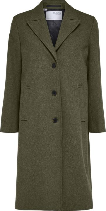 Selected Femme Einreihiger Wollmantel