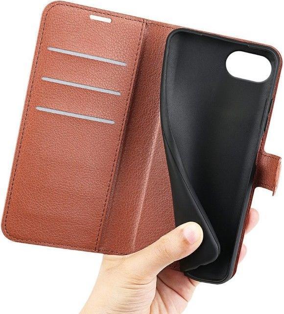 Actual product image MU Classic Litchi Leder Bookcover Series (Apple iPhone 16e)