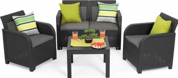 Image du produit Keter Rosalie 2 sièges Canapé Lounge Set - Gris (249561)