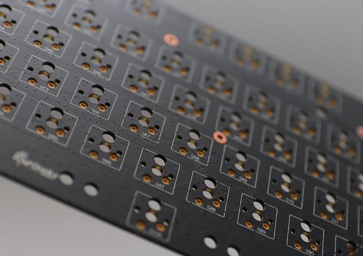 Actual product image Ducky One 3 Aura Black Gaming Keyboard, RGB LED - MX-Speed-Silver (DE, Cable)