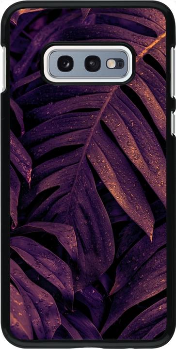 Produktbild PhoneLook Hülle Purple Light Leaves (Samsung Galaxy S10e)