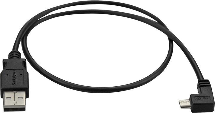Image du produit StarTech Câble Micro USB Coudé De 0,5m (0.50 m, USB 2.0)