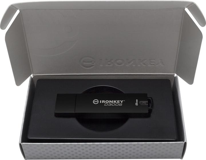Produktbild Kingston D300S AES 256 XTS Encrypted USB Driv (8 GB, USB-A)