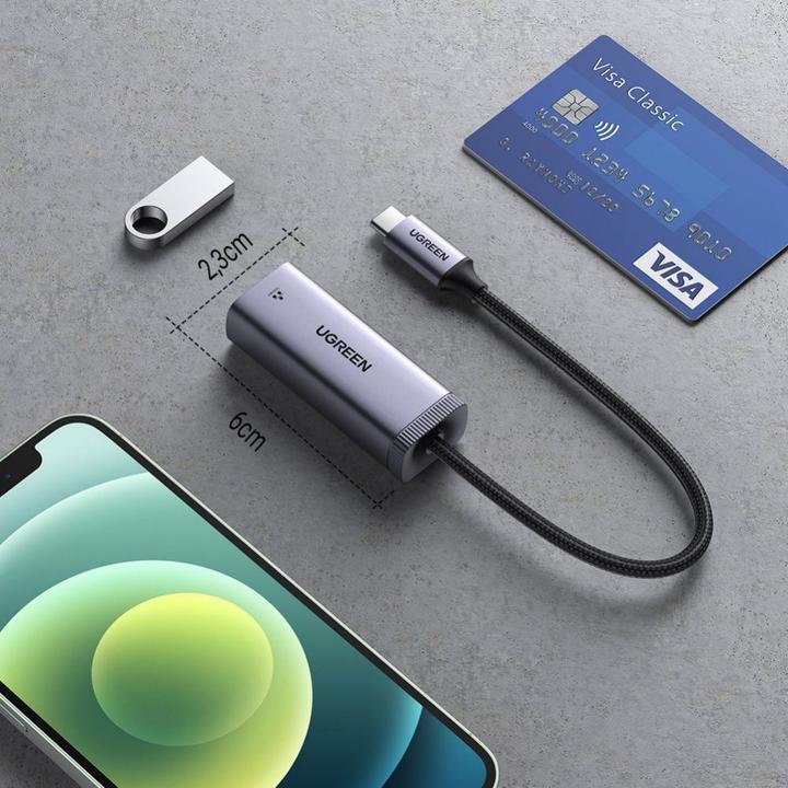 Produktbild Ugreen USB-C to RJ45 Netzwerkadapter (USB-C, RJ45 (1x))