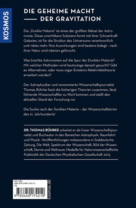 Produktbild Kosmos Was ist Dunkle Materie? (Deutsch, Thomas Bührke, 2022)
