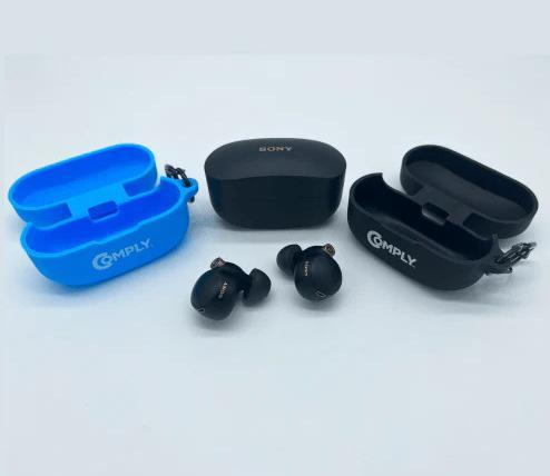 Immagine prodotto Comply Sony WF-1000XM4 Custodia in silicone nero (Borsa per cuffie)