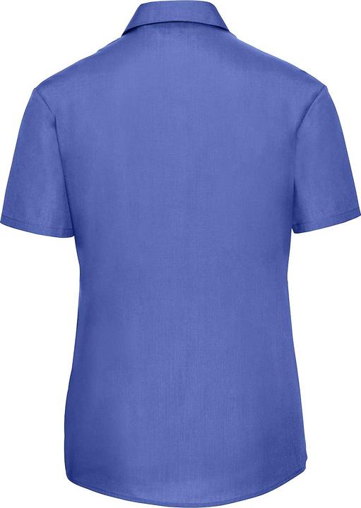 Actual product image Russell Womens/Ladies Poplin Easy-Care Short-Sleeved Shirt (S)
