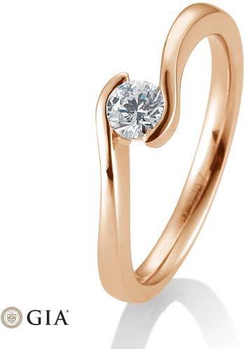 Produktbild Breuning Ring Schwung 0,05-0,30ct. (50, 585/14 K Gold)