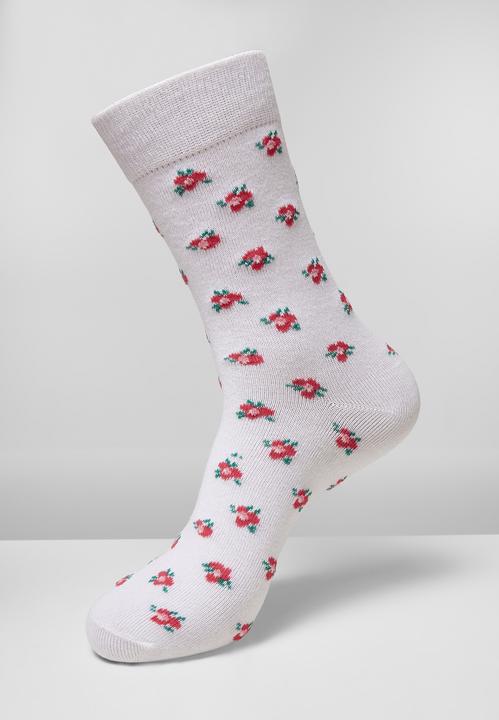Produktbild Urban Classics Recycled Yarn Flower Socks 3-Pack (3er Pack, 39 - 42)