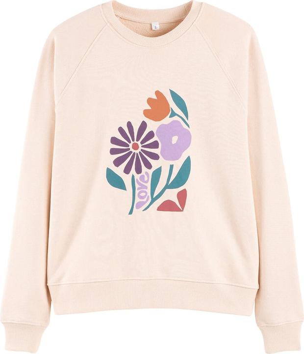 Image du produit La Redoute Collections Sweatshirt mit rundem Ausschnitt (XL)