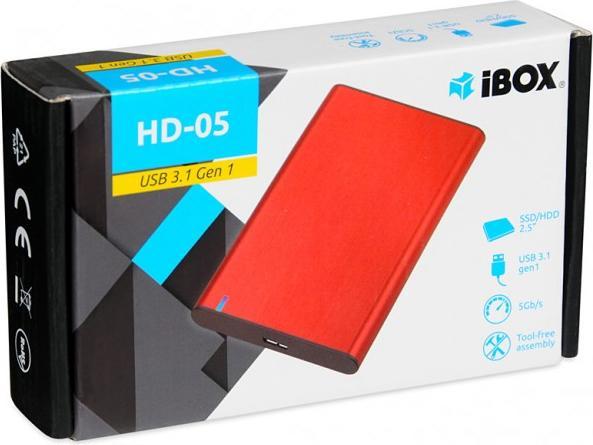 Image du produit iBox HD-05 Boîtier HDD / SSD 2,5 pouces (2.5")