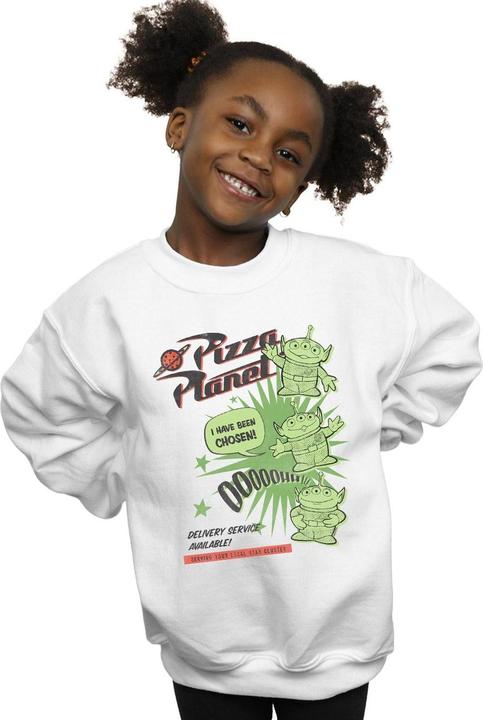 Produktbild Disney Toy Story 4 Pizza Planet Little Green Men Sweatshirt Mädchen (152, 158)