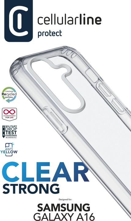 Actual product image Cellularline Clear Strong Case (Samsung Galaxy A16)