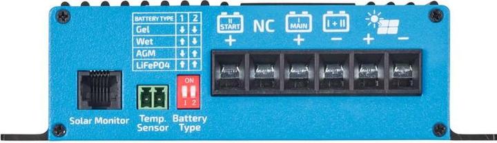 Actual product image Ective MPPT solar charge controller DSC35 Solar controller 500Wp 35A for 2 12V batteries PV