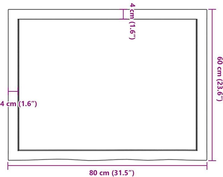 Produktbild VidaXL Lian (80 x 60 x 4 cm)
