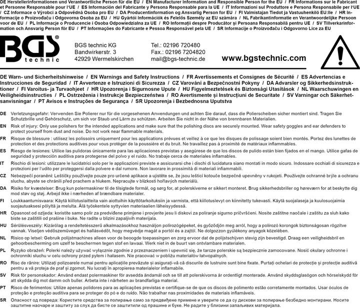Image du produit BGS Kit de polissage pour métal dur 7 pièces