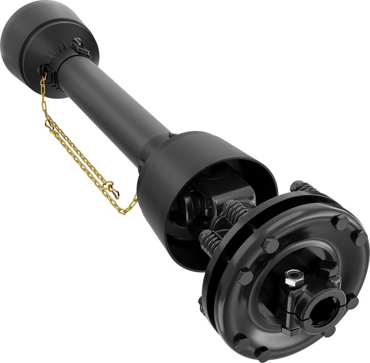 Produktbild Wiltec Zapfwellen Kupplung 6 Zahn Keilwelle 1 3/8" AG IG PTO-Shaft max. 1200Nm, schwarz (Traktorzubehör)