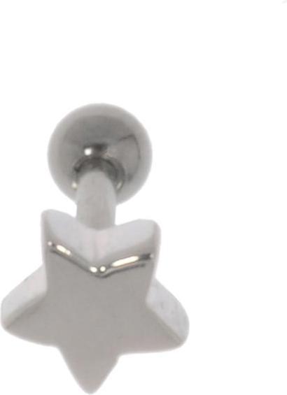 Actual product image Bijouteria Ear piercing (Surgical steel 316L, Brass with silver plating)
