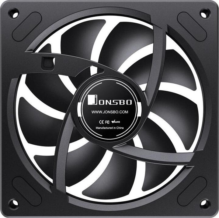 Image du produit Jonsbo ZA-120 Lüfter, Reverse Blade, PWM, ARGB - 120mm, schwarz (120 mm)