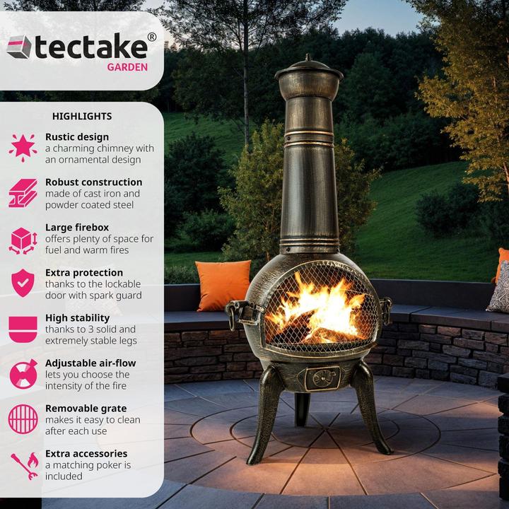 Immagine prodotto tectake Stufa da patio