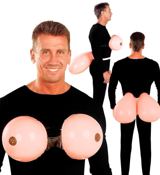 Actual product image Widmann Inflatable bust and butt