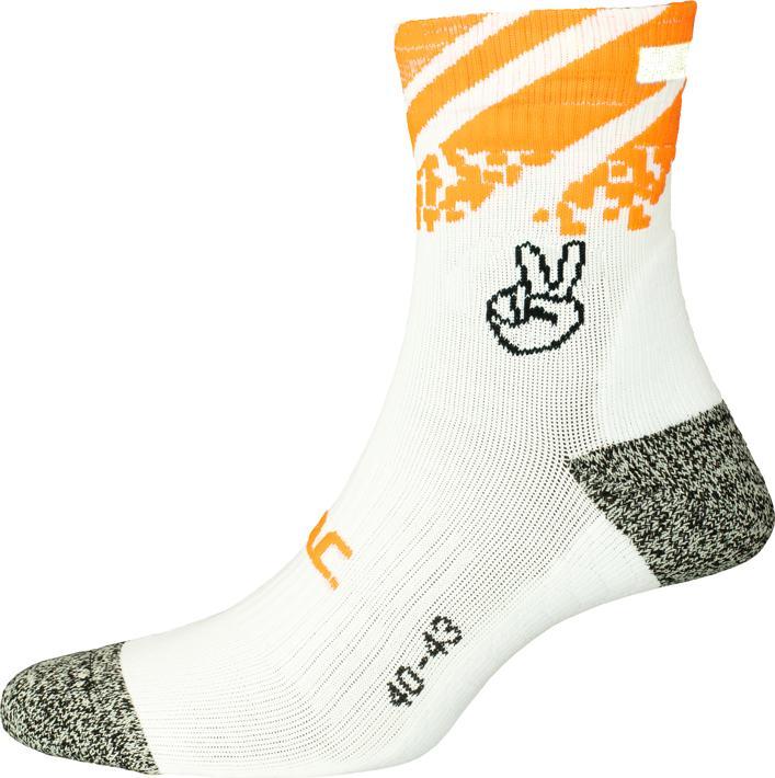 Bianco neon arancione