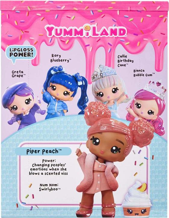 Actual product image MGA Yummiland large doll + lip gloss animal - Piper Peach