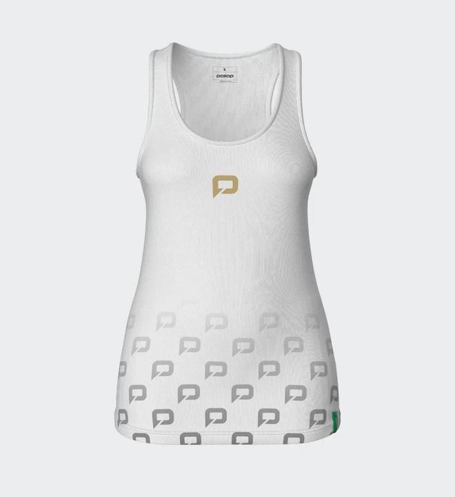 Pallap Women's Competition Top white/mat gold (L)