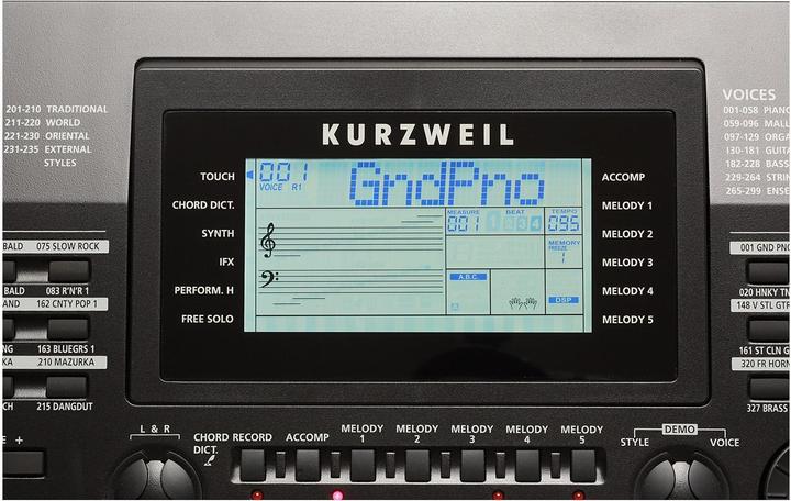 Actual product image Kurzweil KP200 (61 Keys)