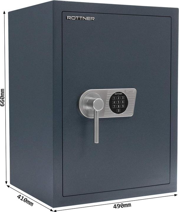 Image du produit Rottner Armoire forte EN0 Samoa 65 Serrure électronique (75 l)