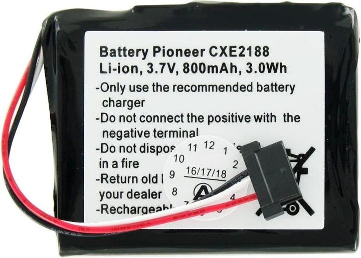 Actual product image Pioneer Battery CXE2188, AVIC-F320BT, Battery 338937010176