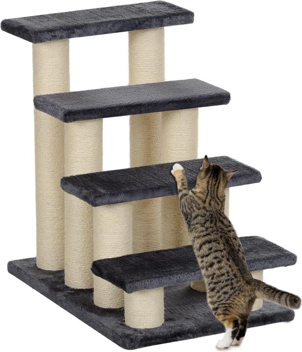 Immagine prodotto PawHut Scale per gatti (61 cm, Grigio)