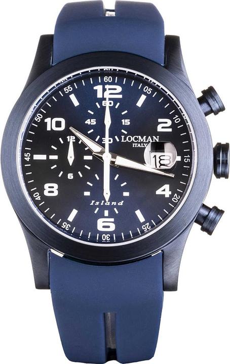 Actual product image Locman Italy Men's Watch Iceland Chrono Ref. 0618B02S (Chronograph, 40 mm)