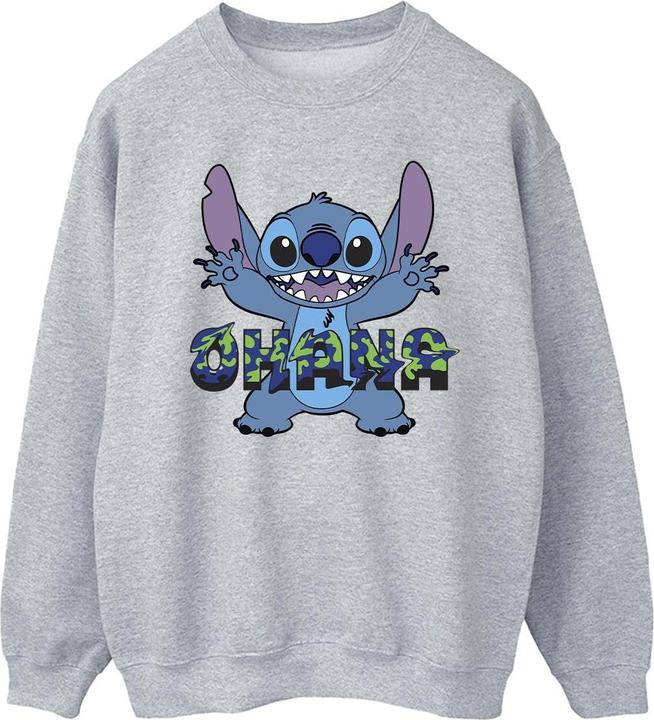 Immagine prodotto Disney Lilo And Stitch Ohana Blue Glitch Felpa Uomo (L)