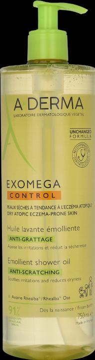 Actual product image A-Derma Exomega Control Emollient Cleansing Oil (Oils, 750 ml)