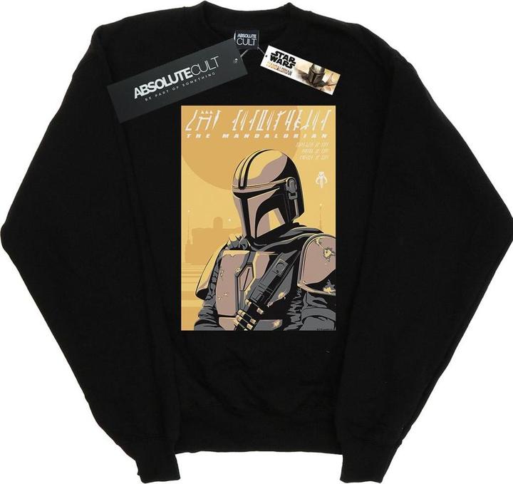 Star Wars The Mandalorian Art Poster Sweatshirt