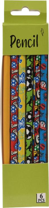 Image du produit Crayons gris HB Sport, 6 pcs. (6 x)