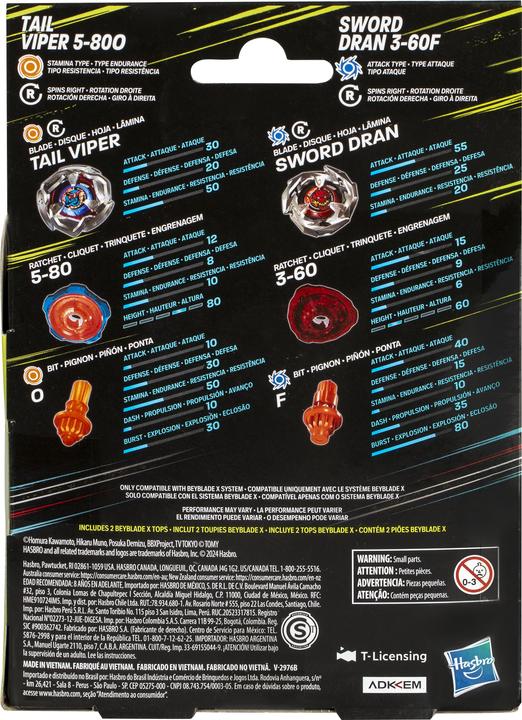 Produktbild Hasbro Bey Bbx Dual Pack Ast (Multilingual)