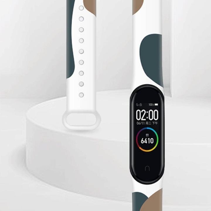 Immagine prodotto Hurtel Cinturino Moro per Xiaomi Mi Band 6 / Mi Band 5 Cinturino in silicone Camo Watch Bracelet (7) (Materiale sintetico)