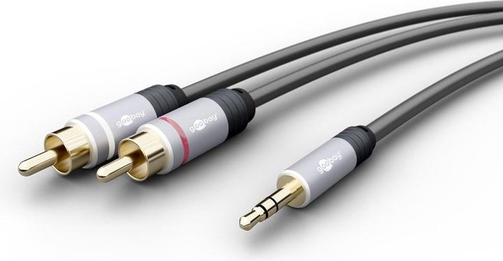 Immagine prodotto Goobay Jack da 3,5 mm - facile da usare (3 m, Cinch, Connettore da 3,5 mm (AUX))
