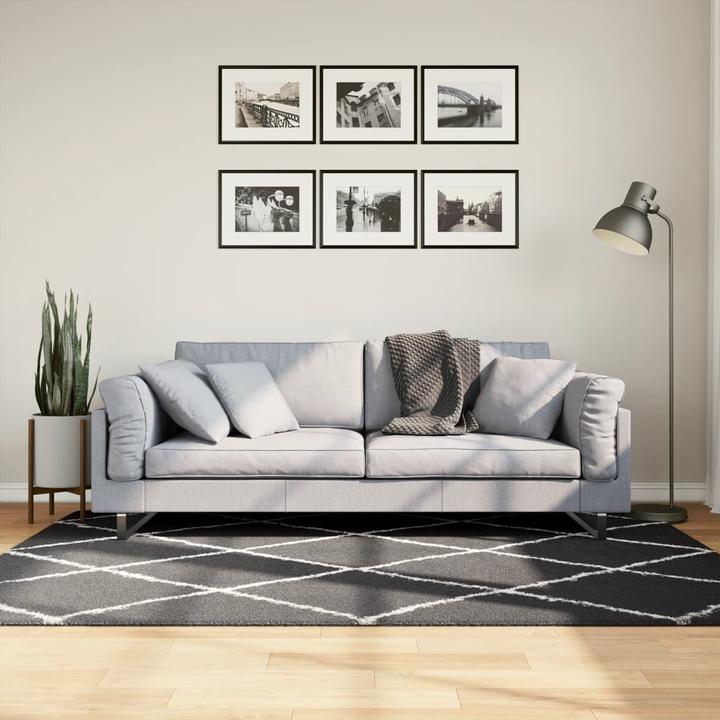 Actual product image VidaXL Shaggy high pile modern carpet (200 x 140 cm)