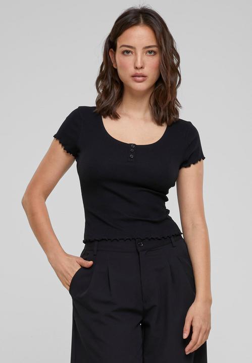 Actual product image Urban Classics Ladies Rib Babylock Tee (XS)
